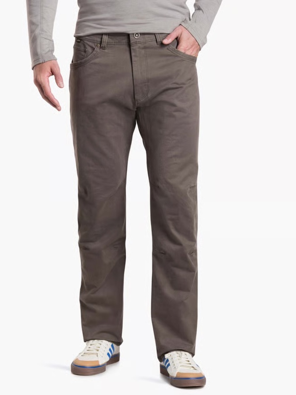 Kuhl Rydr Pant Mens 35x32 Brown Deadwood Stretch Canvas Outdoor Hiking Work